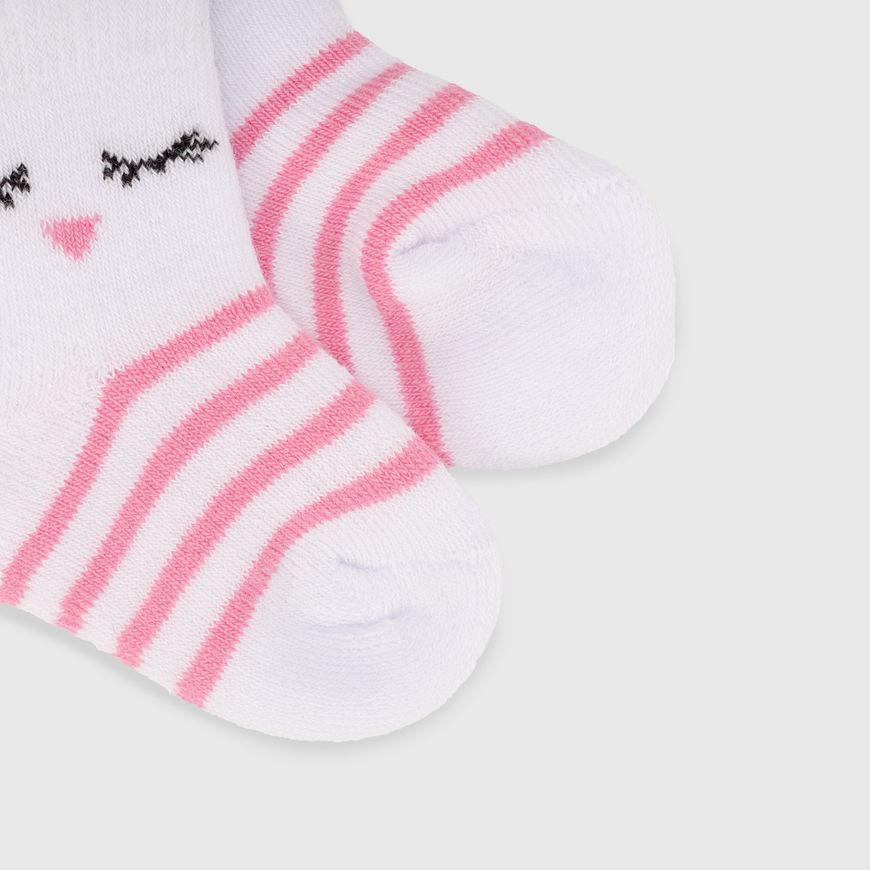 Магазин взуття Шкарпетки для дівчинки 3 шт Киця