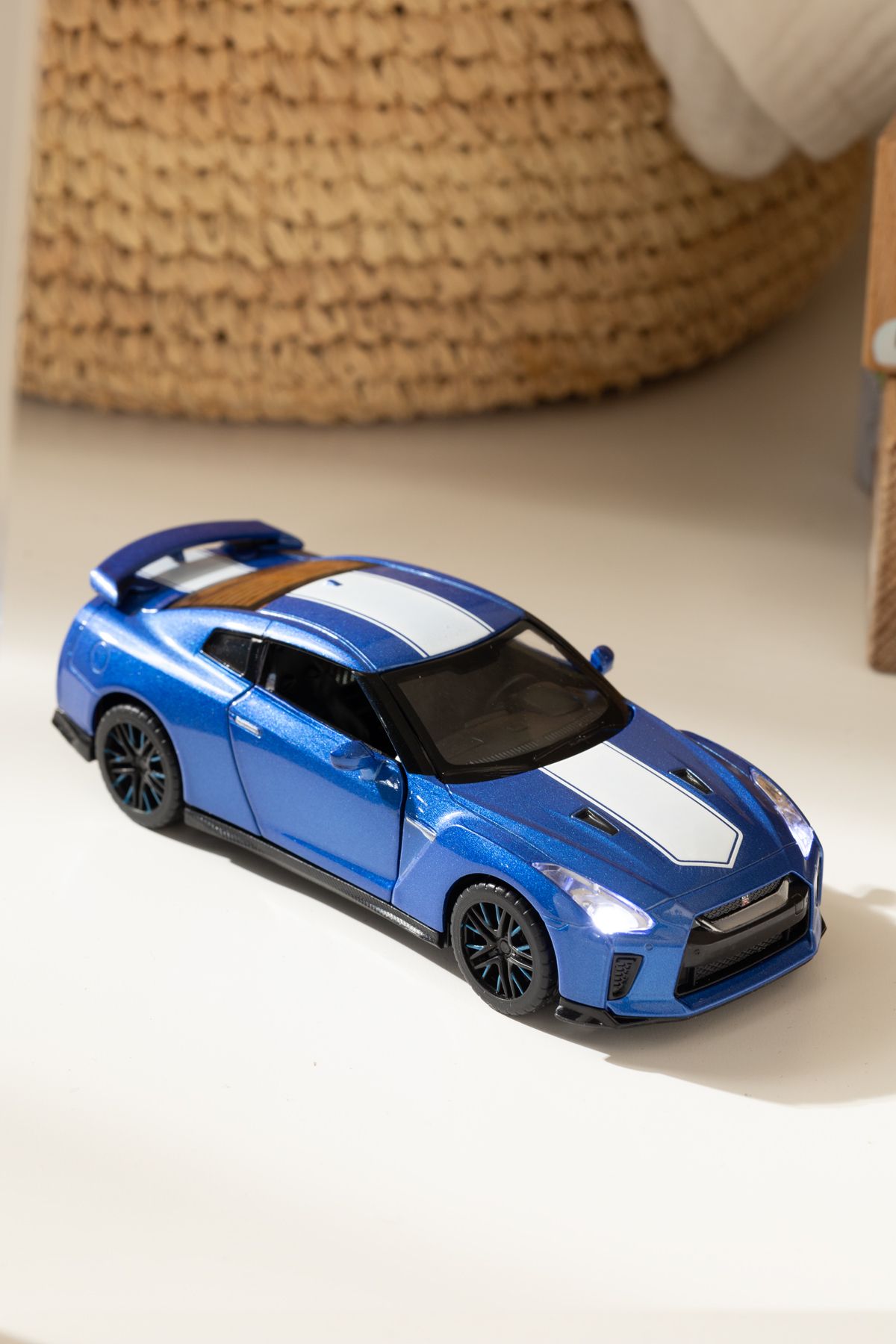 Игрушка Машина Nissan GT-R (R35) АВТОПРОМ 68469 Синий (2000989996620) -  Gorra - интернет-магазин