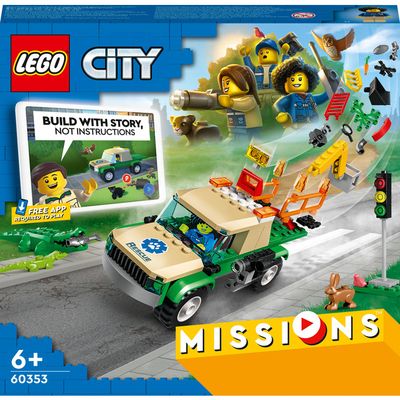 Магазин обуви Конструктор LEGO City Миссии спасения диких животных 60353