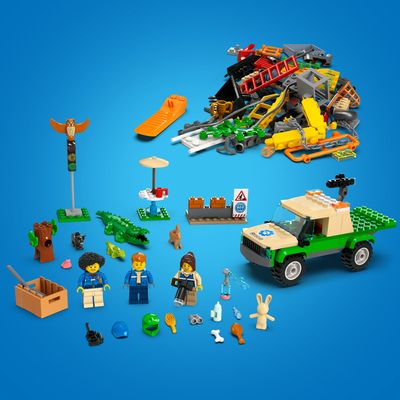 Магазин взуття Конструктор LEGO City Місії порятунку диких тварин 60353