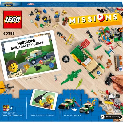 Магазин взуття Конструктор LEGO City Місії порятунку диких тварин 60353