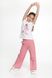 Спортивні штани палаццо SAFARI 60191 128 см Рожевий (2000989582113D)