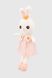 М'яка іграшка Зайчик у сукні JINGRONGWANJU JR62176 Рожевий (2000990385956)