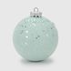Новорічна куля блискуча Dashuri 8 см см Бірюзовий (2000990124364)NY
