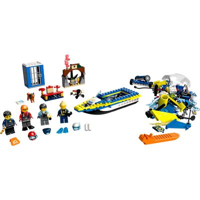 Магазин обуви Конструктор LEGO City Детективные миссии водной полиции 60355