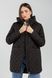 Куртка однотонна жіноча On me M22236 5XL Чорний (2000990314680D)
