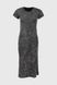 Сукня однотонна жіноча Poncik 24089 XL Сірий (2000990609281S)