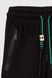 Спортивные штаны с принтом для мальчика Непослушный BB-7046 170 см Черно-зеленый (2000990671202D)