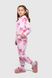 Піжама кігурумі для дівчинки Barwa 0230 Сердечки 40 Рожевий (2000990206701A)