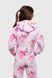 Піжама кігурумі для дівчинки Barwa 0230 Сердечки 32 Рожевий (2000990206664A)
