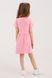 Платье однотонное для девочки 3106 116 см Розовый (2000990346636S)