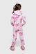 Пижама кигуруми для девочки Barwa 0230 Сердечки 40 Розовый (2000990206701A)