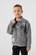 Куртка джинсова для хлопчика 6813 164 см Сірий (2000990306982D)