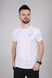 Фитнес футболка однотонная мужская Speed Life XF-1506 2XL Белый (2000989516590)