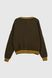 Пуловер однотонный женский Park karon 10339 One Size Хаки (2000989850878D)