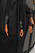 Рюкзак мужской F607 Черно-оранжевый (2000990399236А)