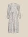 Платье с узором женское LAWA WTC02306 2XL Молочно-розовый (2000990579980S)(LW)