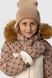 Куртка зимова для дівчинки Feiying J-07 98 см Бежевий (2000989629221W)