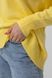 Пуловер однотонний жіночий Park karon 8008 One Size Жовтий (2000989928249D)