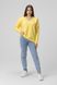 Пуловер однотонний жіночий Park karon 8008 One Size Жовтий (2000989928249D)