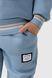 Спортивні штани однотонні для хлопчика Baby Show 18118 128 см Блакитний (2000990088444W)