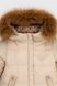 Куртка зимова для дівчинки Feiying J-07 98 см Бежевий (2000989629221W)