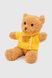 Мягкая игрушка Медвежонок QINLUGONGYIWANJUCHANG QLI6201 Желтый (2000990378101)