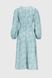 Сукня з візерунком жіноча 2407 S Бірюзовий (2000990450562D)