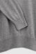 Пуловер однотонний чоловічий FIGO 6976 XL Світло-сірий (2000989965190)