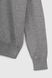 Пуловер однотонний чоловічий FIGO 6976 XL Світло-сірий (2000989965190)