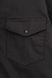 Рубашка однотонная мужская Redpolo 3656 3XL Графитовый (2000990031532D)