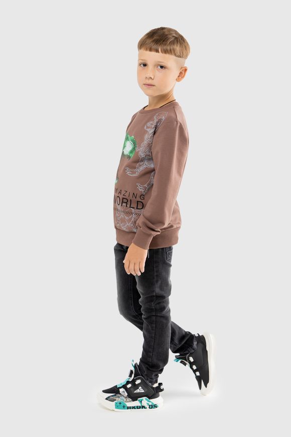 Магазин взуття Світшот з принтом для хлопчика 4156
