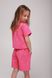 Костюм для девочки (рубашка+шорты) Cemix 4222-2 146 см Малиновый (2000989429104)