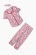 Піжама для дівчинки Teknur 40614 104-110 см Рожевий (2000989497639А)