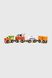 Набір до залізниці Поїзд-ферма Viga Toys 50821 Різнокольоровий (6934510508210)