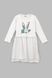 Платье с принтом для девочки Atabey 10368.1 122 см Белый (2000990419392D)