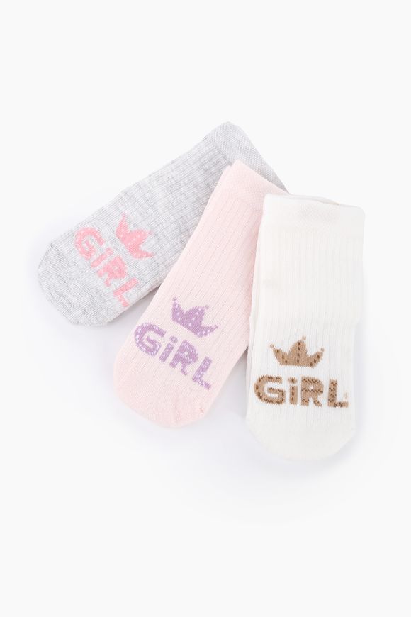 Магазин взуття Набір шкарпеток для дівчинки 3 шт P1525 3шт