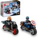 Конструктор LEGO Marvel 76260 Мотоциклы Черной Вдовы и Капитана Америка (5702017419763)