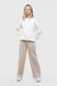 Спортивні штани однотонні для дівчики Atabey 10355.3 164 см Бежевий (2000990156648D)