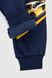 Спортивные штаны манжет с принтом Baby Show 18117 110 см Синий (2000990128058W)