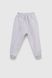 Спортивні штани з принтом для хлопчика Pitiki 9791 Діно 110 см Сірий (2000990046840W)