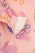 Худі з принтом для дівчинки Kai-Kai 7803 122 см Рожевий (2000990107923W)