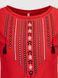 Вышиванка футболка женская Melanika Ожерелье S Красный (2000990566447A)