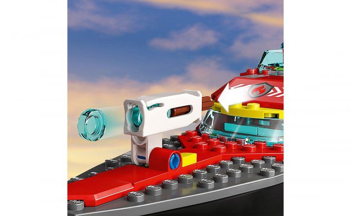 Магазин взуття Конструктор LEGO Човен пожежної бригади 60373