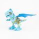 Игрушка Динозавр MEIGAOFAN 22111 со световыми и звуковыми эффектами Голубой (2000989832683)