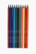 Кольорові олівці 12 шт MIX TQ191062-12 тигр Помаранчевий (2000989302292)