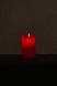 LED свічка 263 9 см Червоний (2000989483762)