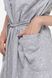 Комплект халат+рубашка женский MURAT KYZEY Горох Белый L Серый (2000989761259A)
