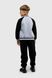 Спортивний костюм для хлопчика (кофта, штани) Lizi 8016 140 см Сірий (2000989981510W)