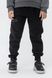 Спортивні штани з принтом для хлопчика Atescan 1104 134 см Чорний (2000990130884W)
